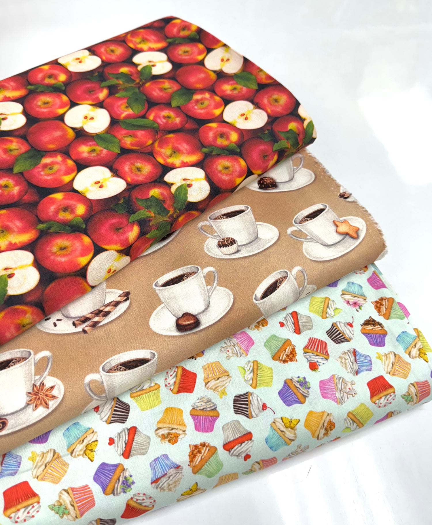 100% Cotton - Fruit & Kitchen Prints