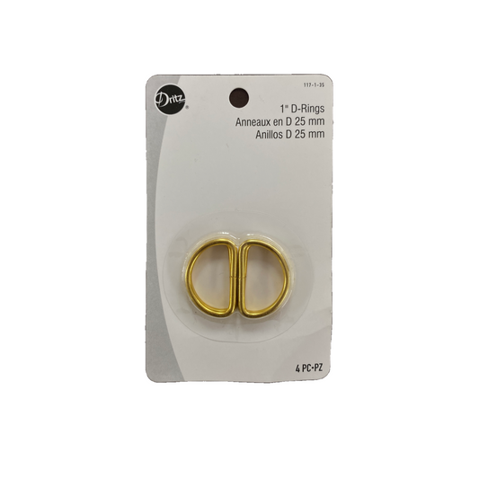 D-Rings 1” (Gold)