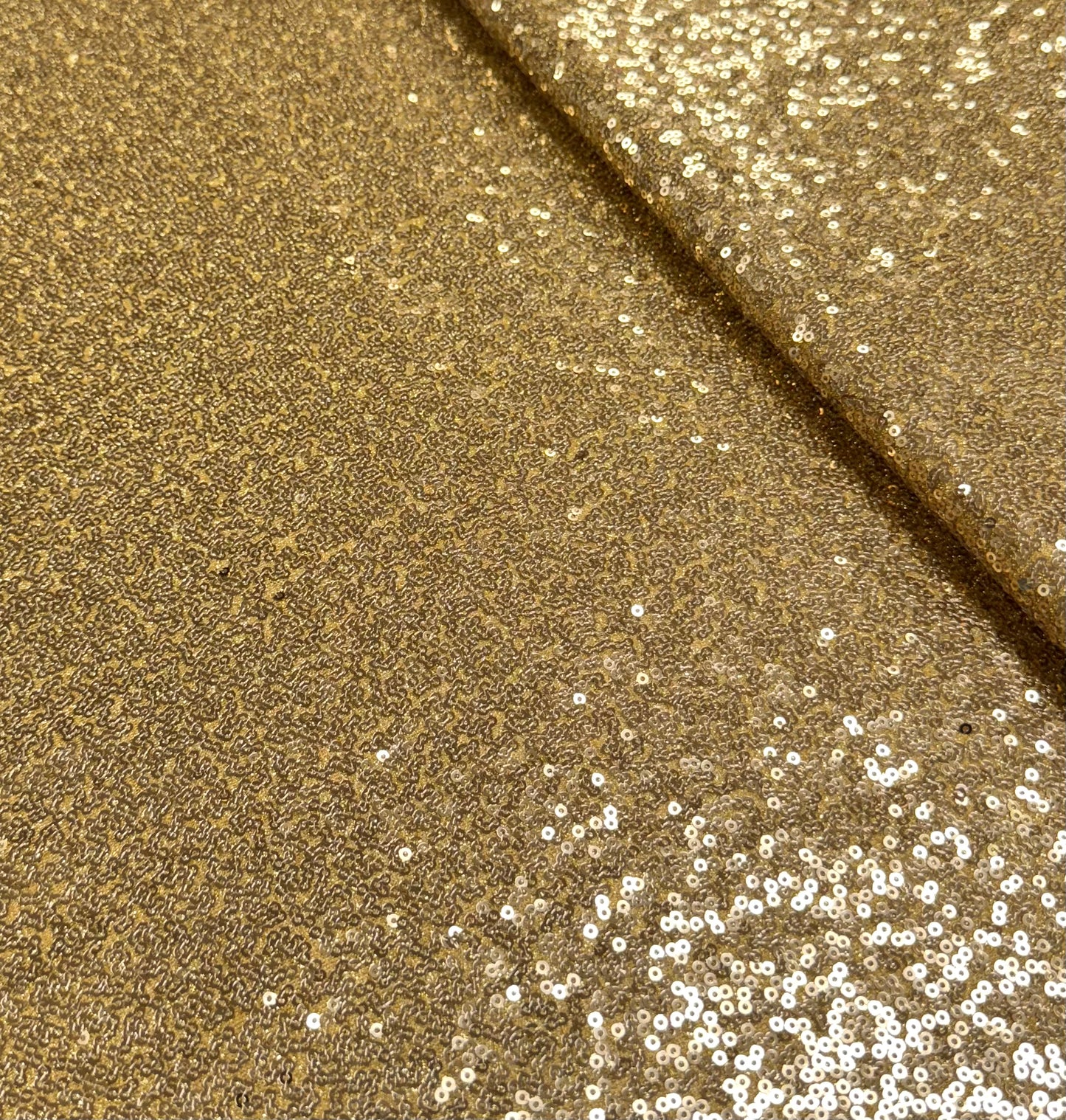 Sewed Sequins - Gold