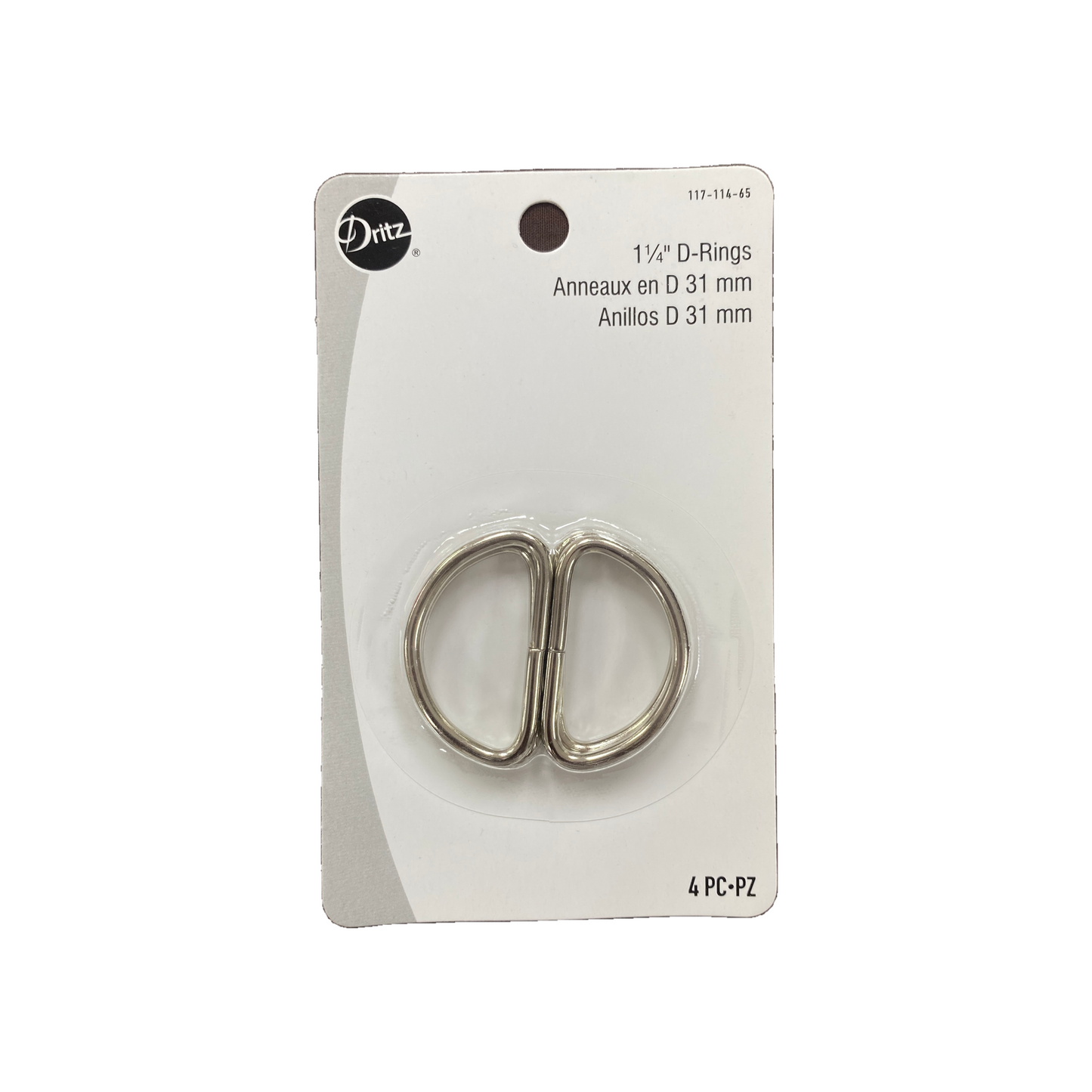 D-Rings 1”1/4 (Silver)