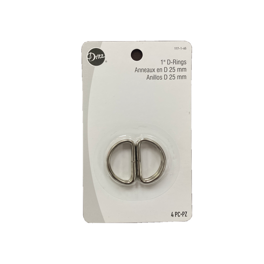 D-Rings 1” (Silver)