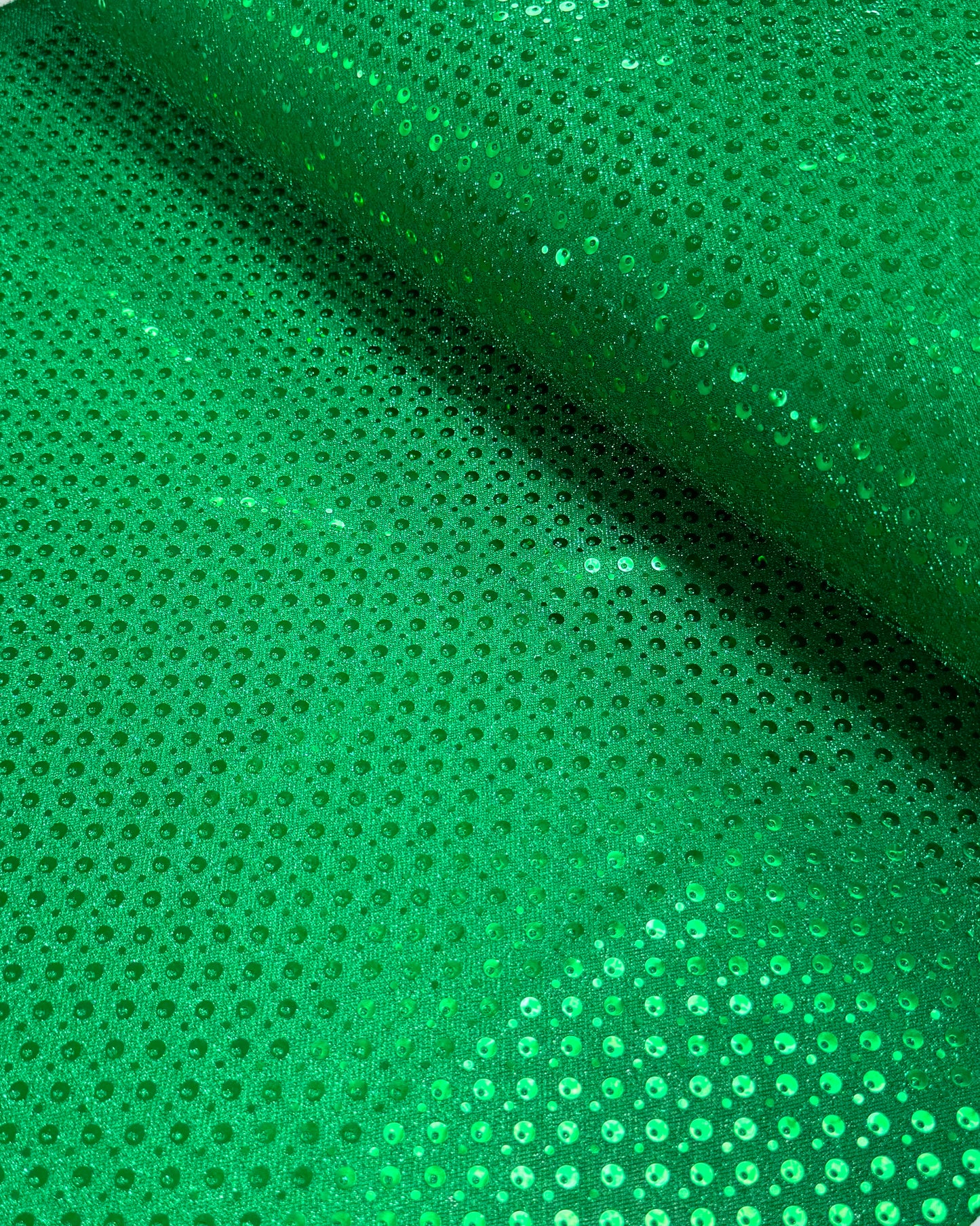 Faux Sequins - Christmas Green