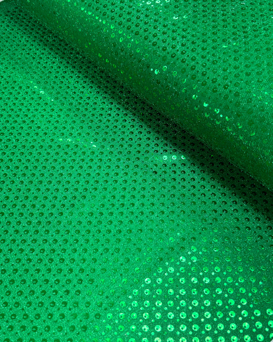 Faux Sequins - Christmas Green