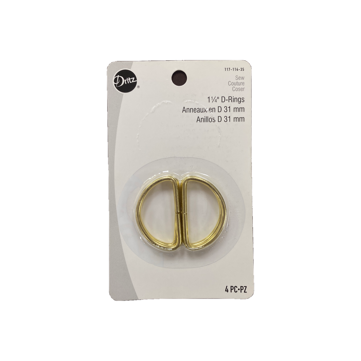 D-Rings 1”1/4 (Gold)