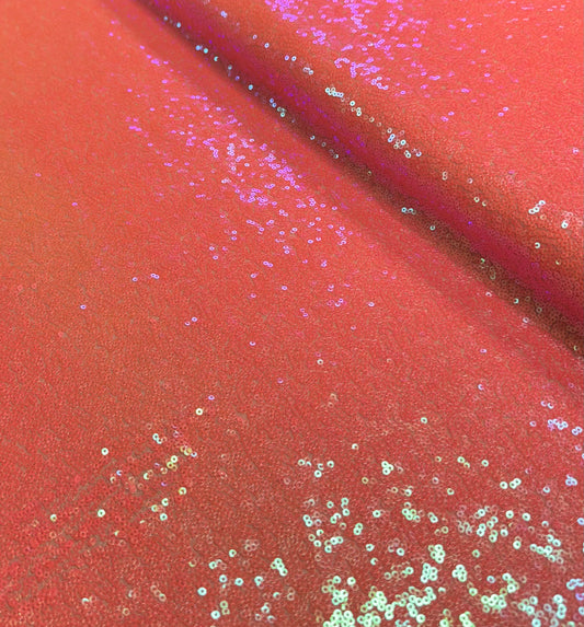 Sewed Sequins - Coral