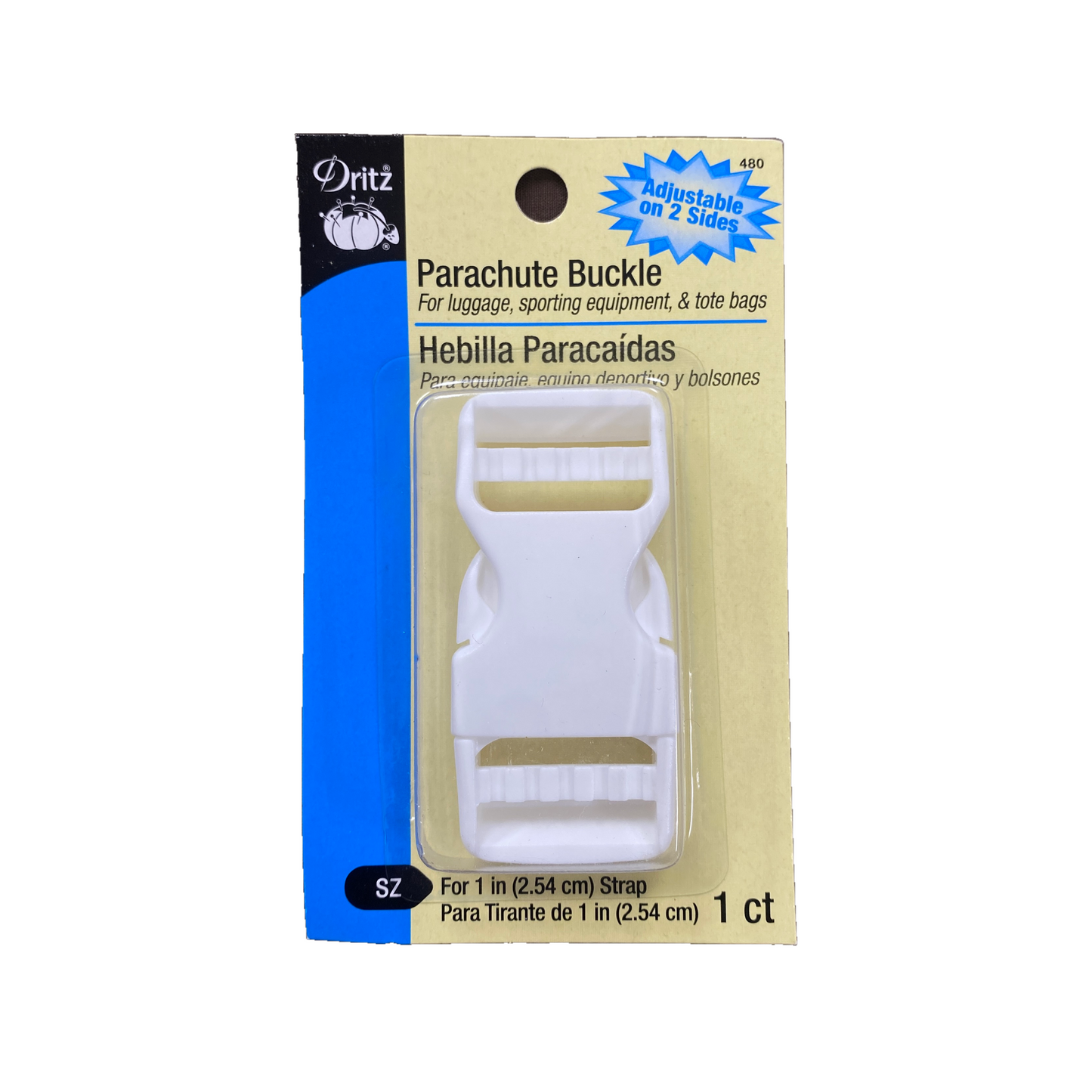 Parachute Buckle (White)